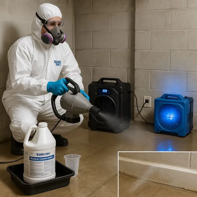 Sanitization and Odor Removal process in Middleton, WI